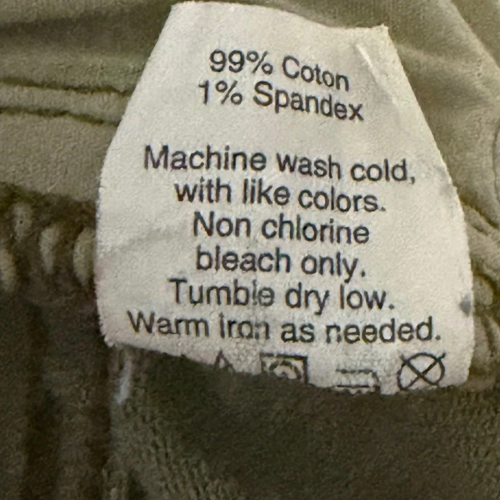 J. Crew Muted Green Stretch Toothpick Jeans Men's size 28 Read Actual Measure